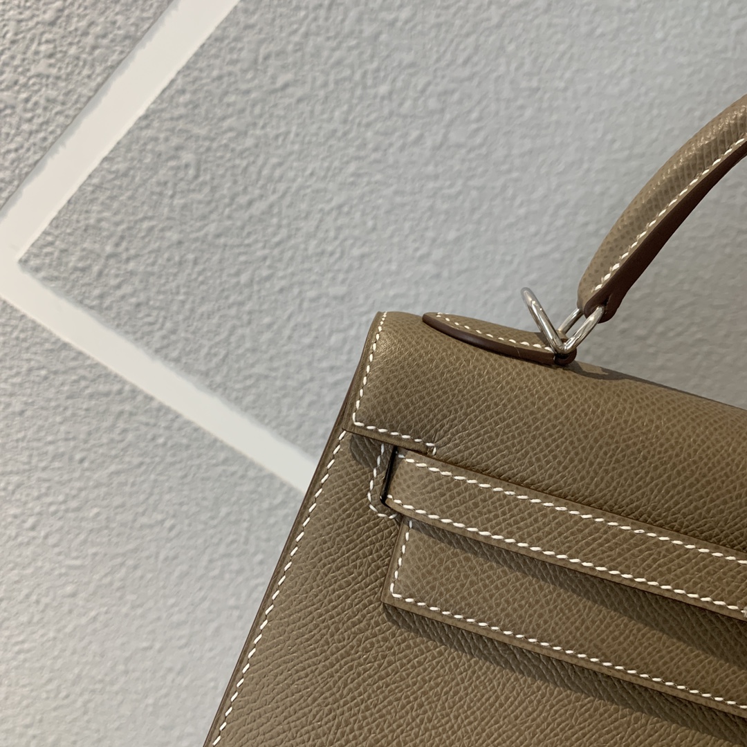 에르메스 켈리백25 에토프 은장 앱송